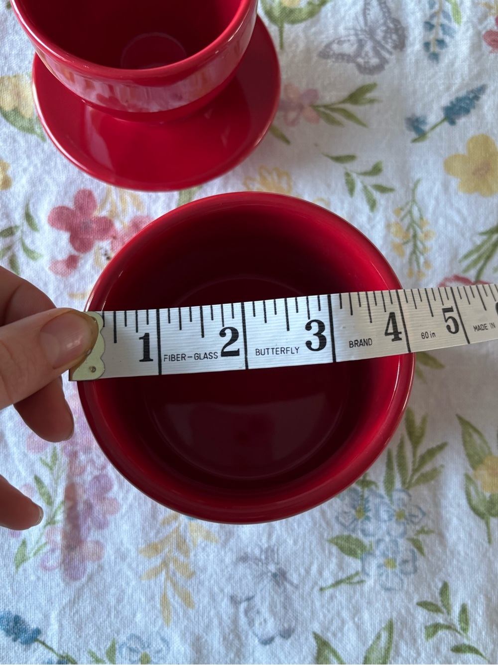 Red Ceramic Butter Bell - Picture 6 of 8